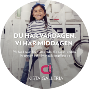 Du har vardagen. Vi har middagen. Du har vardagen. Vi har middagen.